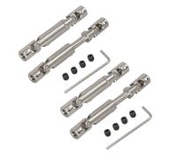 CWBSEB Kit Cardans Métal Renforcés pour RC 1/12 modèles 98 99S | Transmission CVD Acier Avant Arrière Pièces Amélioration Performance Tout-Terrain Buggy(Front+Rear Drive Shaft 2 Pairs)