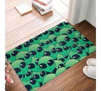 CWCMZDH Alien Vert De Sol Avant De La Porte D'Intérieur Salle De Bain Cuisine Paillasson De Toilette