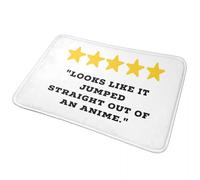CWCMZDH Anime Amant Examens Drôle de 5 Étoiles d'Examen Paillasson Tapis de Tapis de Cuisine Entrée de la Maison de Salle de Bains Salle de Séjour