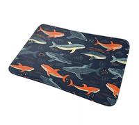 CWCMZDH Baleine à Bosse Anti-dérapant Paillasson Tapis de Sol Machine de Tapis de Cuisine Entrée de la Maison Balcon Électrode Tapis