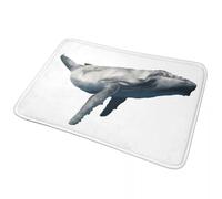 CWCMZDH Baleine à Bosse Non-Slip Paillasson Tapis de Sol en Sable de Grattage Tapis de Cuisine Entrée de la Maison de Salle de Bains Salle de Séjour Électrode Tapis