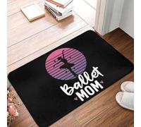 CWCMZDH Ballet Ballerine Danseuse de Danse Maman Ballet antidérapant Paillasson Tapis de Tapis de Cuisine Entrée Salle d'accueil