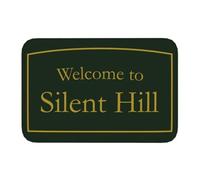 CWCMZDH Bienvenue À Silent Hill Devant La Anti-Slip Absorbant Intérieur Paillasson Étage Salle De Bains Tapis Salle De Séjour Entrée De Tapis