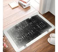 CWCMZDH Bienvenue À Silent Hill Paillasson Tapis Anti-Dérapant Cuisine Salle De Bain Jardin Tapis