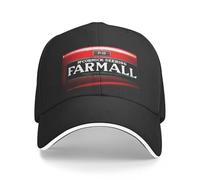 CWCMZDH Casquette de Baseball Farmall International Harvester Mccormic Deering pour Sortie de Plage, Chapeau de Soleil de Luxe pour Femmes et Hommes