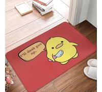 CWCMZDH Couteau de Canard, Je Vais Canard Vous Anti-dérapant Paillasson Tapis de Tapis de Cuisine Entrée de la Maison de Salle de Bains Salle de Séjour
