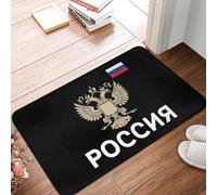 CWCMZDH De Football de la Russie Aigle Drapeau Russe Sport antidérapant Paillasson Tapis de Tapis de Cuisine Entrée de la Maison Salle de Séjour