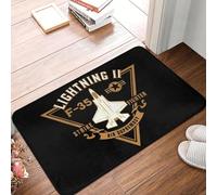 CWCMZDH F-35 Lightning F35 Paillasson Tapis d'accueil Super Doux Et Absorbant Salle De Bain Paillasson