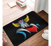 CWCMZDH Goldorak Goldorak Étage de la Porte de la Salle de Bains de Cuisine Tapis Anti-Dérapant UFO Robot Goldrake Paillasson Chambre à Coucher Tapis d'Entrée Électrode de Tapis