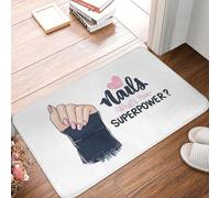 CWCMZDH Je Ne Les Clous de Ce Qui est Votre Super Pouvoir antidérapant Paillasson Tapis Absorbants Tapis de Cuisine Entrée de la Chambre à Coucher