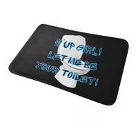 CWCMZDH Je suis de Votre Toilette, Anti-dérapant Paillasson Tapis de Sol en Sable de Grattage Tapis de Cuisine Entrée de la Maison de Salle de Bains Salle de Séjour Électrode Tapis