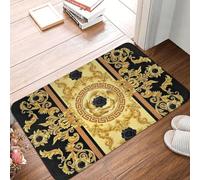 CWCMZDH La Coutume De La Renaissance, Baroque Floral Paillasson Anti-Dérapant Entrée Cuisine Salle De Bain Plancher De Porte Tapis De l'art Européen De Jardin Tapis