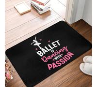 CWCMZDH La Danse de la Ballerine de Danse, Danseur de Ballet Danse avec Passion Anti-dérapant Paillasson Tapis de Tapis de Cuisine