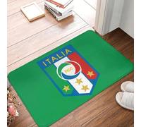 CWCMZDH La FIGC Italia Tapis Tapis Anti-Dérapant Tapis De Sol Chambre À Coucher Italie FIGC Champions du Monde 4 Étoiles De Soccer Football Legends