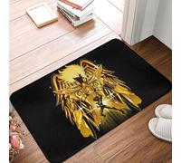 CWCMZDH Les Chevaliers du Zodiaque Pegasus Or antidérapant Paillasson Tapis de Tapis de Cuisine Entrée Salle de Bain Salon