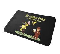 CWCMZDH Les Enfants de la TÉLÉVISION Montrent des Parodies-1 Bi-Curious George Paillasson Tapis de Tapis de Cuisine Entrée de la Maison de Salle de Bains Salle de Séjour