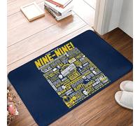 CWCMZDH Les sages Paroles de la période de Neuf de Neuf Anti-dérapant Paillasson Tapis Absorbants Tapis de Cuisine Entrée Salle d'accueil