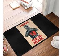 CWCMZDH Monty Python-Je Déplacer pour Aucun Homme Non-Slip Paillasson Tapis de Tapis de Cuisine Entrée de la Maison de Salle de Bains Salle de Séjour