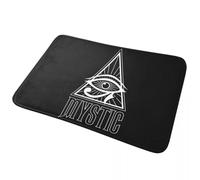 CWCMZDH Mystique de l'Astrologie, l'Œil Qui voit Tout D'Horus Et Ra Paillasson Tapis de Tapis de Cuisine Entrée de la Maison Balcon