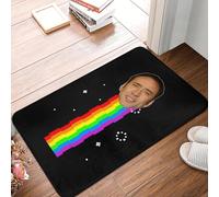CWCMZDH Nicolas Cage Nyan Mème Avant De Plancher De La Porte D'Extérieur Cuisine Salle De Bain Balcon Tapis Paillasson Tapis