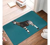 CWCMZDH O est pour Okapi, la Nature et Les Amoureux des Animaux Anti-dérapant Paillasson Tapis de Cuisine Entrée de la Maison Salle de Séjour