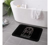 CWCMZDH Parler Ami Et Entrez antidérapant Paillasson Tapis de Sol Durable Tapis de Cuisine Entrée de la Maison de Salle de Bains Salle de Séjour Électrode Tapis