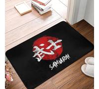 CWCMZDH Samouraï Japonais Bushido Code Anti-dérapant Paillasson Tapis Absorbants Tapis de Cuisine Entrée de la Maison de Chambre à Coucher Électrode Mat