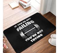 CWCMZDH Si Vous N'Êtes Pas Faute De Vous N'Essayez Pas De La Porte Avant De Tapis Anti-Slip Intérieur À Séchage Rapide Paillasson De Cuisine, Balcon, Entrée Tapis