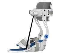 CWCQGH Appareil de rééducation de la Cheville, Exercices à Grand Angle (-45° à -30°), raideur Post-AVC, Pied Tombant, tendinopathie, Appareil de rééducation du Pied par Traction,Left