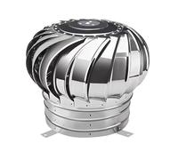 CWCQGH Évent de Toit pour éoliennes, 4, 8, 10, 12 Pouces, en Acier galvanisé, Toutes Saisons, Rotation sans Moteur, pour Maisons, usines, greniers, fermes,300mm/11.8in