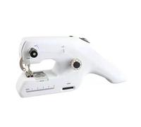 CWCQGH Machine à Coudre Automatique portative, Mini Machine électrique sans Fil pour Adultes, Outil de Bricolage à Domicile, puissante, silencieuse et Stable,White