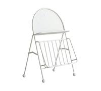 CWCQGH Présentoir à Magazines Simple, Porte-revues Moderne, étagère de Bureau, Petit Rack de données, présentoir à journaux, présentoir à Livres décoratif,White