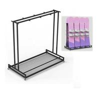 CWCQGH Support de Sol Mobile pour Skis et Snowboards, Organisateur autoportant pour Garage, abri de Jardin ou Appartement - Présentoir Durable pour Le Rangement de l'équipement,Width 124cm (48 7/8")