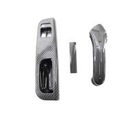 CWDQYNLG Poignée Interne Porte Voiture Panneau intérieur Voiture Panneau fenêtre Garniture Lunette Fiber Carbone poignée Traction Porte pour Bora pour Golf 4 MK4 pour Jetta 1999-2004