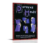 CWDRHD Depeche Mode Décoration murale moderne ultra transparente Poster décoratif exquis Convient pour bureau, salon et chambre, style cadre, 20 x 30 cm