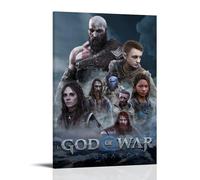CWDRHD God of War - Décoration murale moderne ultra transparente - Affiches décoratives exquises pour le bureau, le salon et la chambre avec cadre, 20 x 30 cm