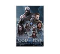 CWDRHD God of War - Décoration murale moderne ultra transparente - Décoration artistique exquise pour bureau, salon et chambre - Style sans cadre - 50 x 75 cm
