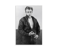 CWDRHD James Dean - Décoration murale moderne ultra transparente - Décoration artistique exquise pour bureau, salon et chambre - Style sans cadre - 50 x 75 cm
