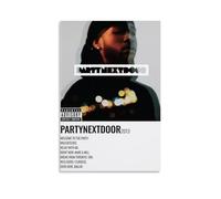 CWDRHD PartyNextDoor - Décoration murale moderne ultra transparente - Décoration artistique exquise pour bureau, salon et chambre - Style sans cadre 20 x 30 cm