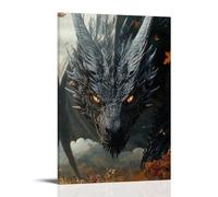 CWDRHD Quatrième aile - Décoration murale moderne ultra claire - Affiches décoratives exquises - Convient pour le bureau, le salon et la chambre - Style cadre - 30 x 45 cm