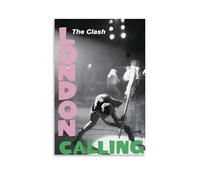 CWDRHD The Clash London Calling - Impression murale ultra transparente - Décoration murale exquise pour bureau, salon et chambre - Style sans cadre 20 x 30 cm