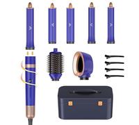 Cweixi Brosse Soufflante Air Styler - 6 en 1 Magic Twist Cheveux Air Styler Sèche Cheveux Sèche-cheveux Ionique Haute Vitesse pour Bouclage, Coiffage, Séchage, Lissage, Volume
