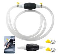 CWENDANER Pompe a Eau Manuelle, 1/1.5/2/3M Pompe Carburant, Poire Amorcage Gasoil, Pompe à Eau Manuelle Universelle pour Essence, Huile, Diesel (3m)