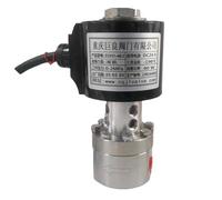CWHHTVBI Électrovanne à Azote Liquide 2 Voies 25 Bars Cryogen -196℃~0℃ Orifice 1/4 1/8 4 mm SS304 DN4 Vanne en Acier Inoxydable étanche(Dn6,G-DC24V-NO. Close)