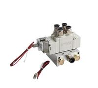 CWHHTVBI Électrovanne combinée SY7120 Vanne de Commande de Cylindre à Commande électronique Unique SY7120-5LZD-01 SY7120-6LZD-01(Sy7120-5lzd-02 8mm,10 Stations)
