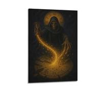 CWLLOG Impression sur toile murale abstraite Faucheuse avec cadre en sablier Décoration moderne pour salon et chambre à coucher 30 x 45 cm