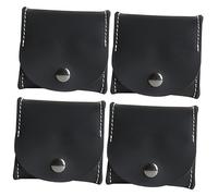 CWLPSL 4pcs Mini Porte-Monnaie Élégant Mini Porte-Monnaie Portefeuille de Changement Porte-Monnaie Léger Sac d'argent en Cuir Bouton Deign Sac à Monnaie Mini Pochette à Monnaie Hommes Sac à Monnaie