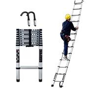 CWLPSL Échelle télescopique Échelle télescopique Portable légère avec Crochets, échelle télescopique à Extension de 10 Pieds/5 m/6 m de Haut, escabeau Quotidien Industriel/ménage