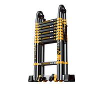CWLPSL Échelles télescopiques Échelles évolutives polyvalentes - Échelle télescopique Robuste en Aluminium pour Grenier/Échelles Extensibles pour l'extérieur - avec Barre d'équilibre
