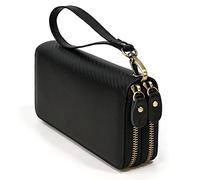 CWLPSL Grand Sac à Main en Cuir pour Homme, Pochette Longue, Portefeuille, Porte-Monnaie, Voyage, Passeport, Affaires, téléphone Portable, Porte-Cartes de crédit